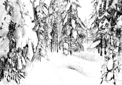 Valon kajastus, 2011, lyijykynä